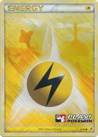 Lightning Energy (91/95) (Play Pokemon Promo) [HeartGold & SoulSilver: Call of Legends] | Total Play