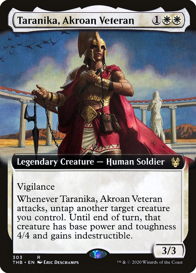 Taranika, Akroan Veteran (Extended Art) [Theros Beyond Death] | Total Play