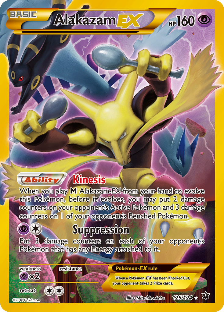 Alakazam EX (125/124) [XY: Fates Collide] | Total Play