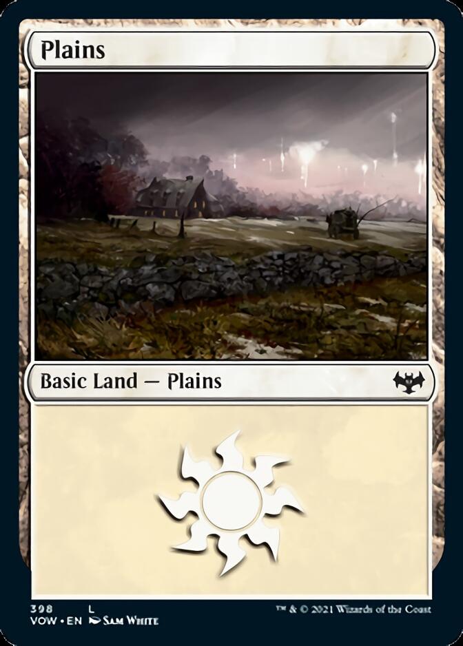 Plains (398) [Innistrad: Crimson Vow] | Total Play