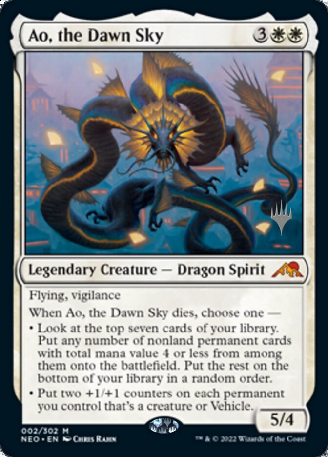 Ao, the Dawn Sky (Promo Pack) [Kamigawa: Neon Dynasty Promos] | Total Play