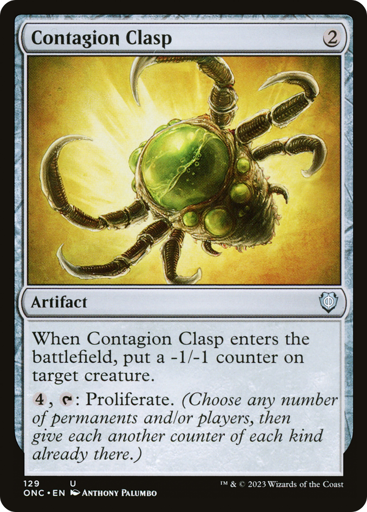 Contagion Clasp [Phyrexia: All Will Be One Commander] | Total Play