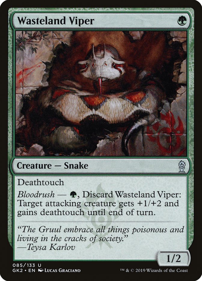 Wasteland Viper [Ravnica Allegiance Guild Kit] | Total Play