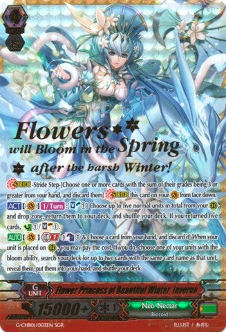 Flower Princess of Beautiful Winter, Inverno (SGR) (G-CHB01/003EN) [TRY3 NEXT] | Total Play