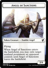 Angel of Sanctions // Horror Double-Sided Token [Commander 2019 Tokens] | Total Play