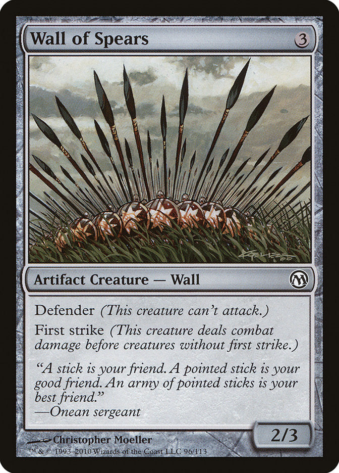 Wall of Spears [Duels of the Planeswalkers] | Total Play