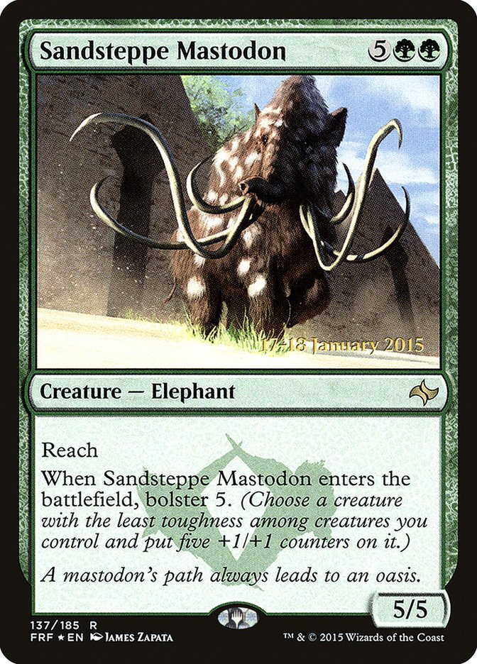 Sandsteppe Mastodon [Fate Reforged Prerelease Promos] | Total Play