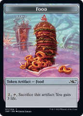 Zombie Employee // Food (011) Double-Sided Token [Unfinity Tokens] | Total Play