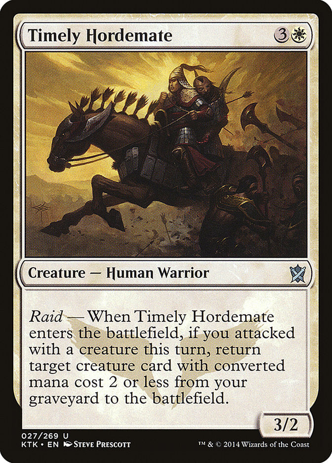 Timely Hordemate [Khans of Tarkir] | Total Play