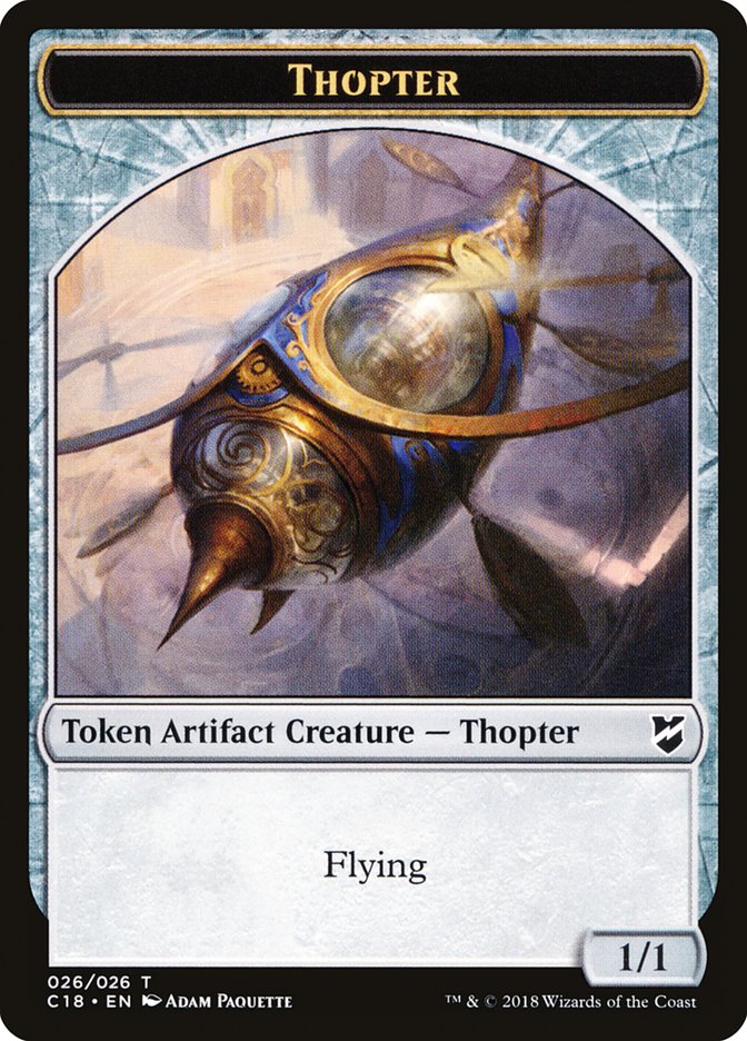 Elemental // Thopter (026) Double-Sided Token [Commander 2018 Tokens] | Total Play