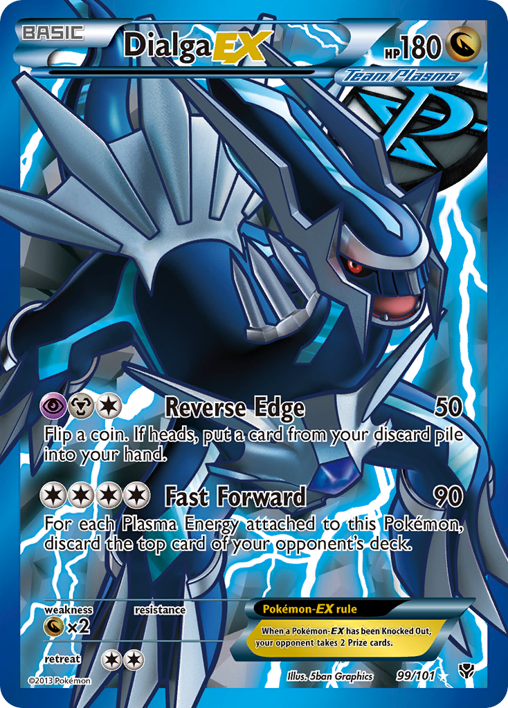 Dialga EX (99/101) [Black & White: Plasma Blast] | Total Play