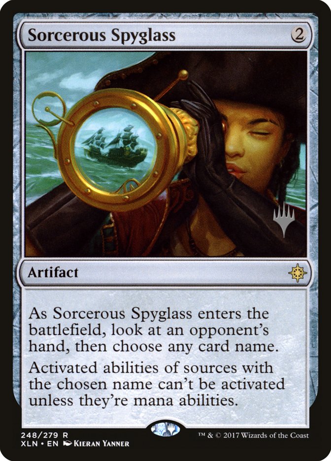 Sorcerous Spyglass (Promo Pack) [Ixalan Promos] | Total Play