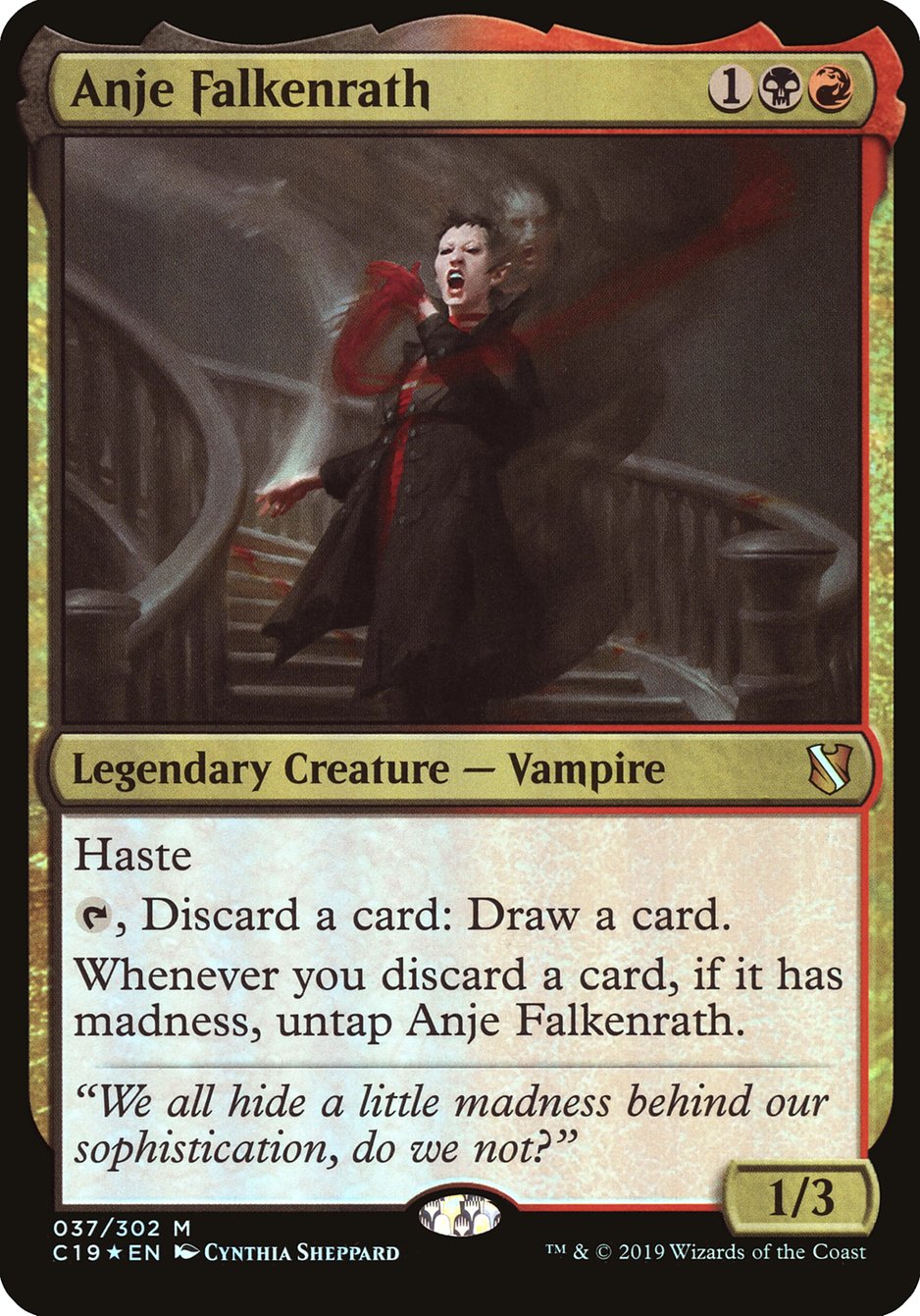 Anje Falkenrath (Oversized) [Commander 2019 Oversized] | Total Play