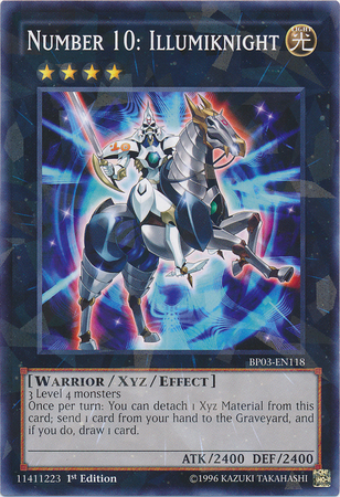 Number 10: Illumiknight [BP03-EN118] Shatterfoil Rare | Total Play