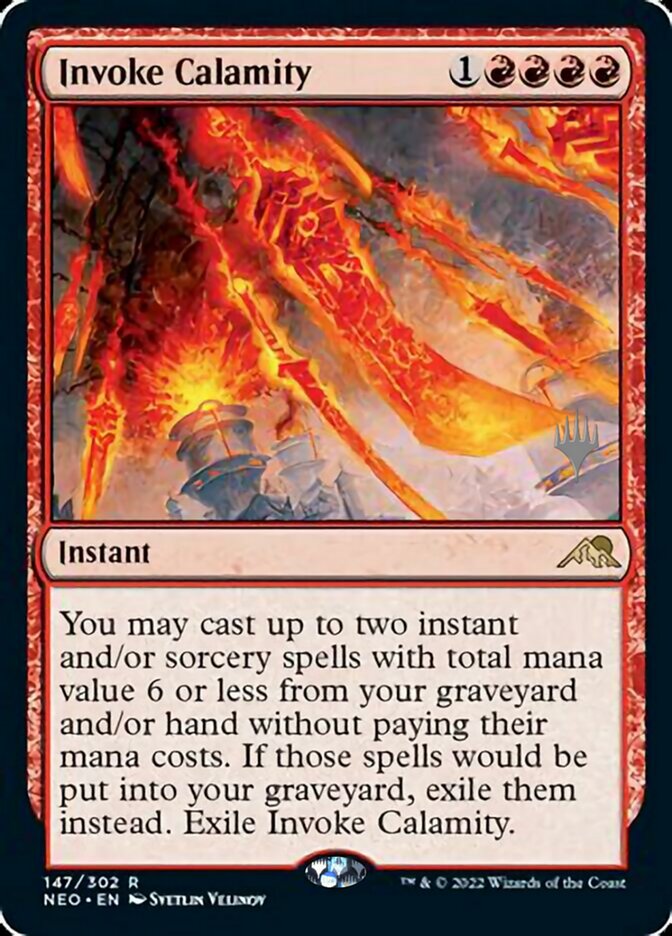 Invoke Calamity (Promo Pack) [Kamigawa: Neon Dynasty Promos] | Total Play