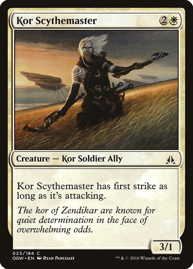 Kor Scythemaster [Oath of the Gatewatch] | Total Play