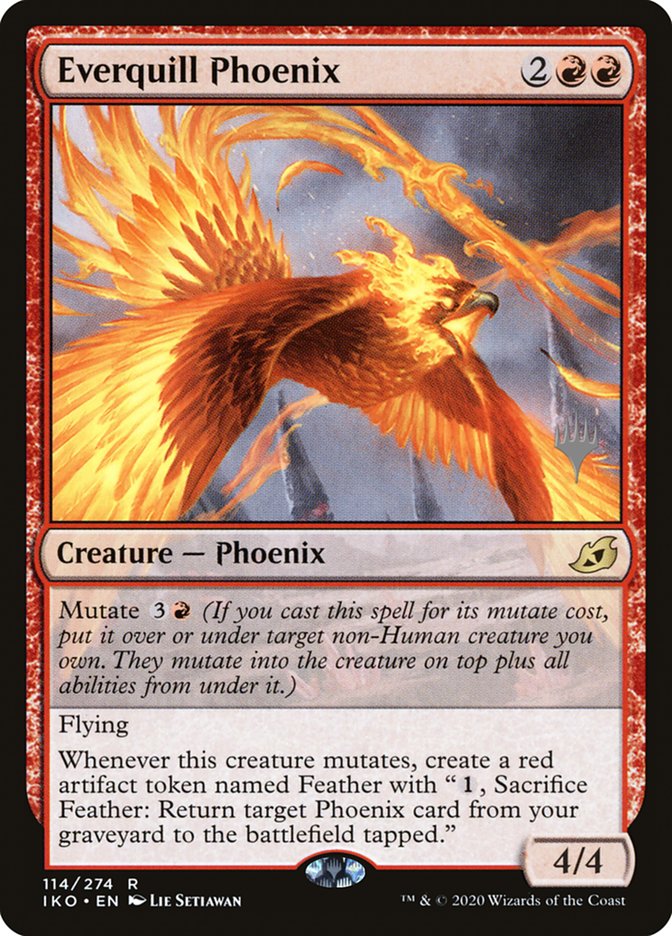 Everquill Phoenix (Promo Pack) [Ikoria: Lair of Behemoths Promos] | Total Play