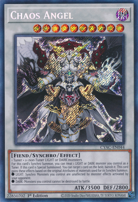 Chaos Angel [CYAC-EN044] Secret Rare | Total Play