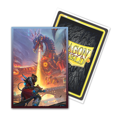 Dragon Shield: Japanese Size 60ct Brushed Art Sleeves - Bolt Reaper | Total Play