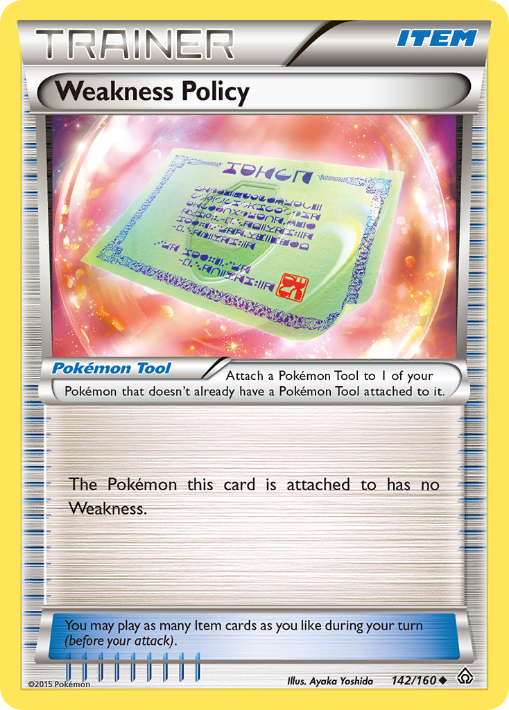 Weakness Policy (142/160) [XY: Primal Clash] | Total Play