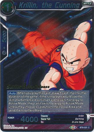Krillin, the Cunning (BT8-031_PR) [Malicious Machinations Prerelease Promos] | Total Play
