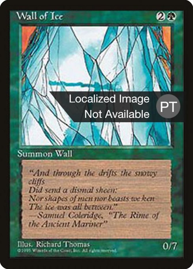 Wall of Ice [Fourth Edition (Foreign Black Border)] | Total Play