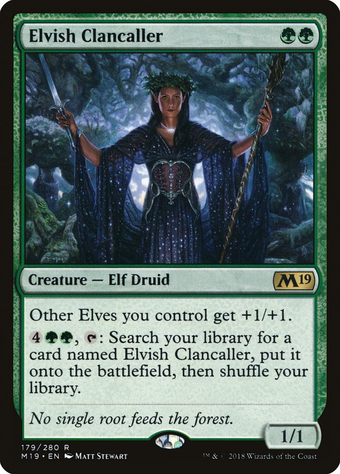 Elvish Clancaller [Core Set 2019] | Total Play