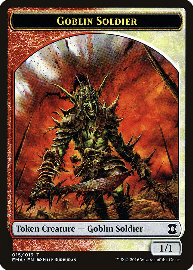 Goblin Soldier Token [Eternal Masters Tokens] | Total Play