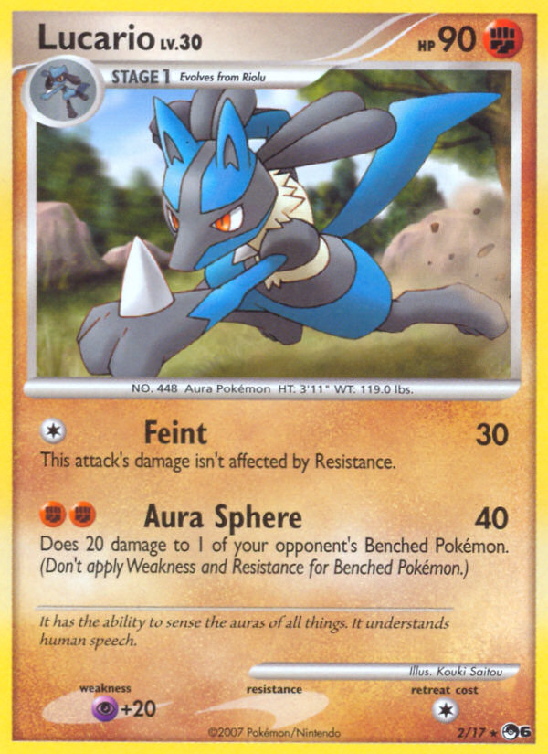 Lucario (2/17) [POP Series 6] | Total Play