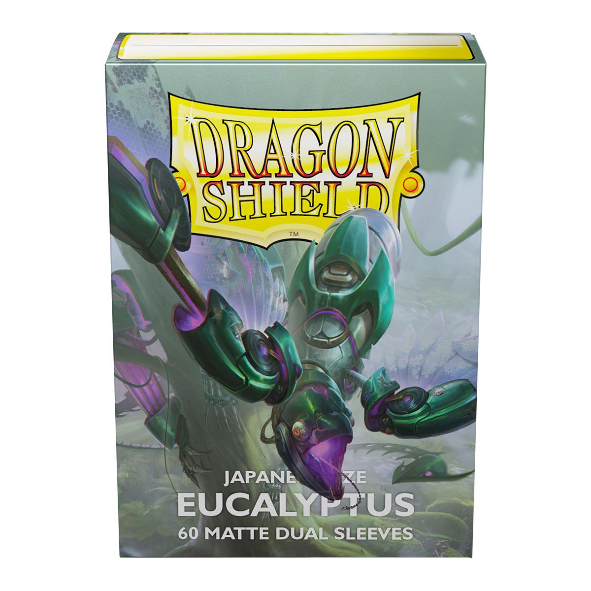 Dragon Shield: Japanese Size 60ct Sleeves - Eucalyptus (Dual Matte) | Total Play