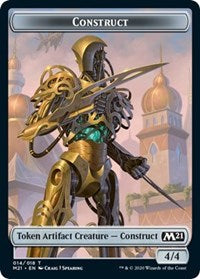 Construct // Zombie Double-Sided Token [Core Set 2021 Tokens] | Total Play