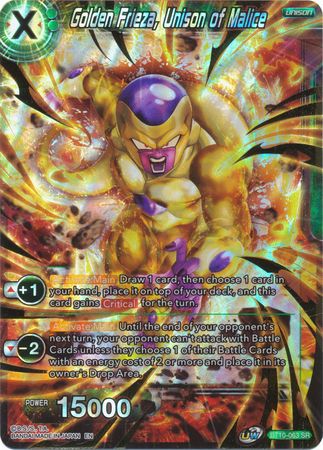 Golden Frieza, Unison of Malice (BT10-063) [Rise of the Unison Warrior] | Total Play