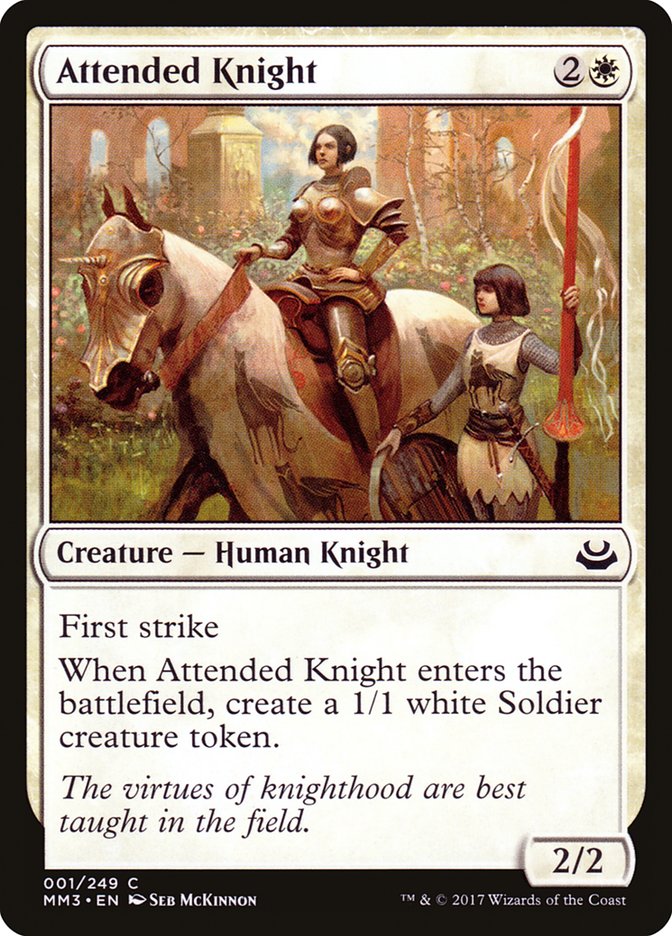 Attended Knight [Modern Masters 2017] | Total Play