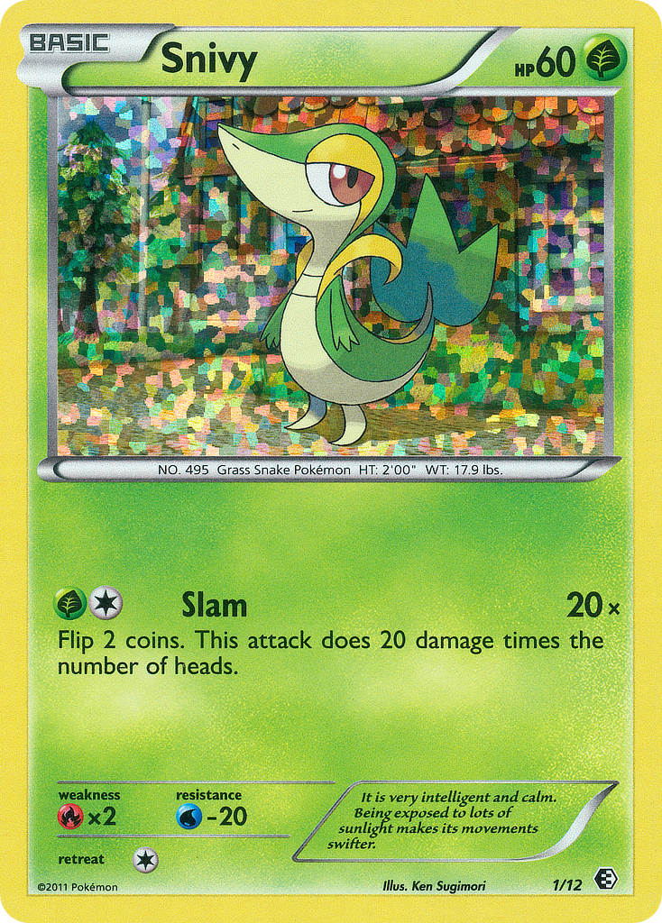 Snivy (1/12) [McDonald's Promos: 2011 Collection] | Total Play