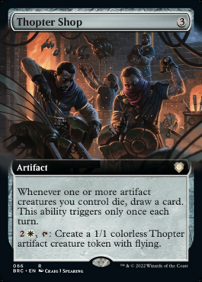 Thopter Shop (Extended Art) [The Brothers' War Commander] | Total Play