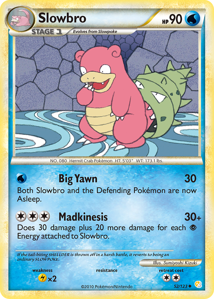 Slowbro (52/123) [HeartGold & SoulSilver: Base Set] | Total Play