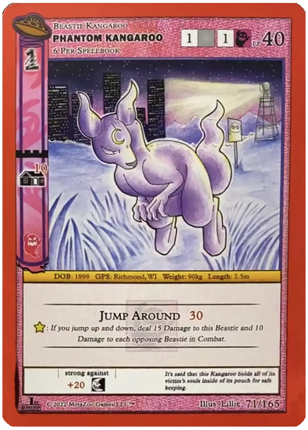 Phantom Kangaroo [Cryptid Nation: UFO First Edition] | Total Play