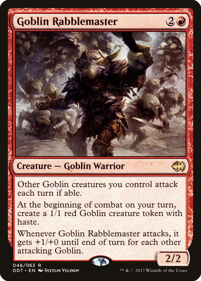 Goblin Rabblemaster [Duel Decks: Merfolk vs. Goblins] | Total Play