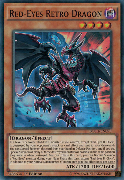 Red-Eyes Retro Dragon [BOSH-EN095] Super Rare | Total Play