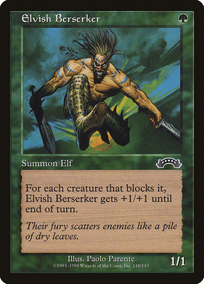 Elvish Berserker [Exodus] | Total Play