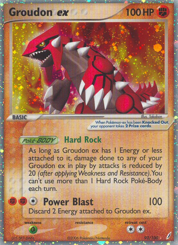 Groudon ex (93/100) [EX: Crystal Guardians] | Total Play