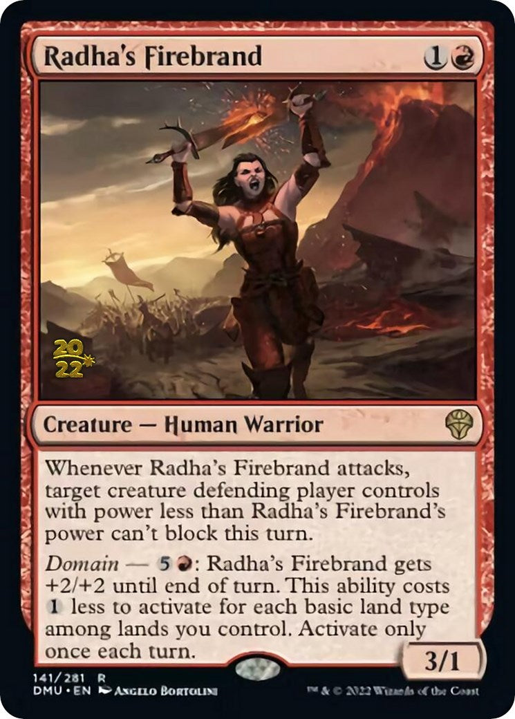 Radha's Firebrand [Dominaria United Prerelease Promos] | Total Play