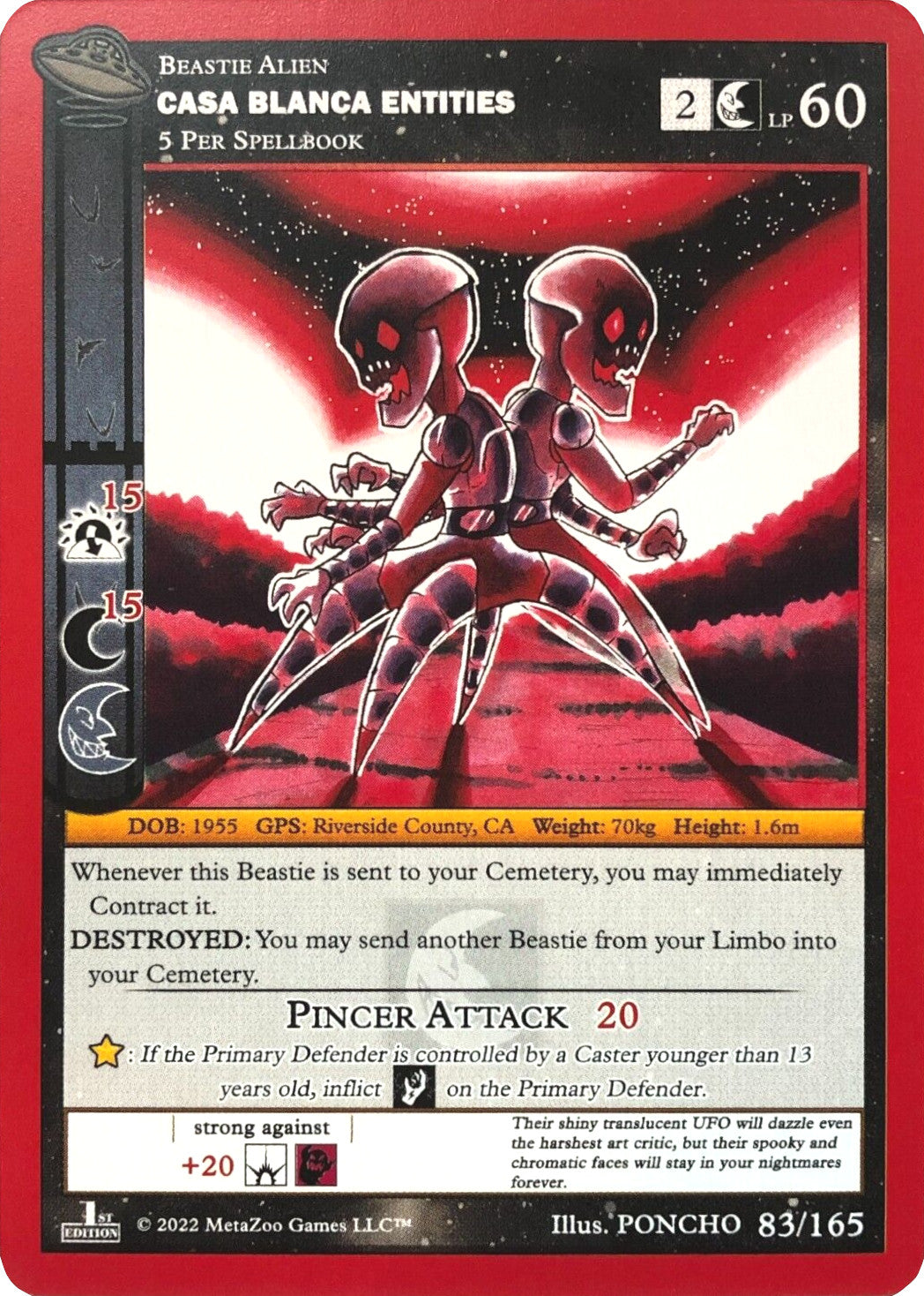 Casa Blanca Entities [Cryptid Nation: UFO First Edition] | Total Play