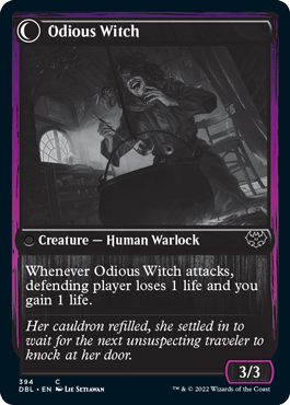 Ragged Recluse // Odious Witch [Innistrad: Double Feature] | Total Play