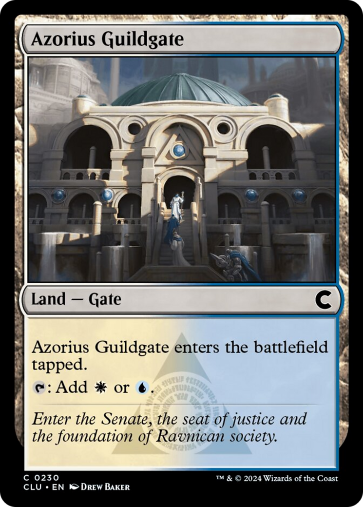 Azorius Guildgate [Ravnica: Clue Edition] | Total Play