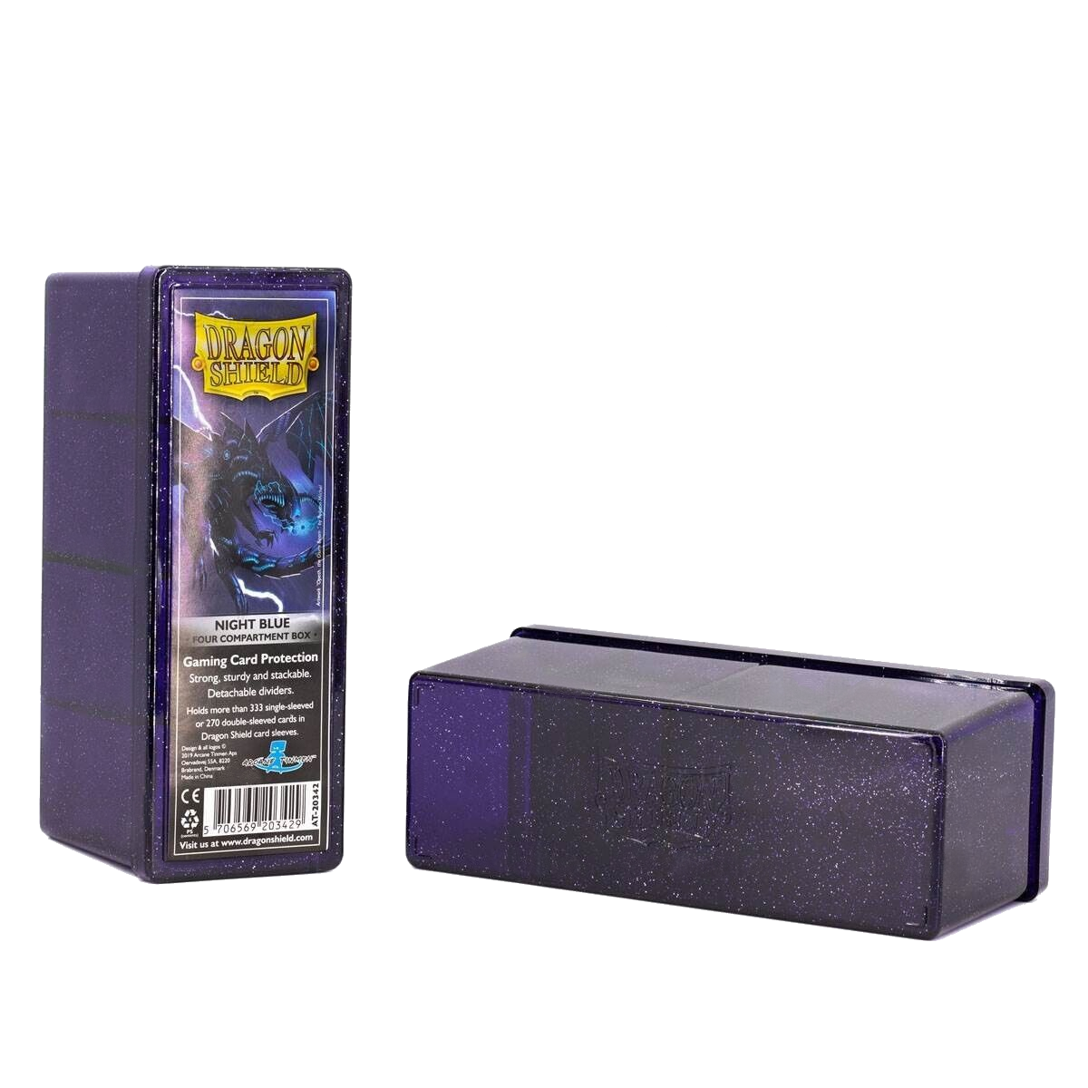 Dragon Shield: Four-Compartment Deck Box - Night Blue | Total Play