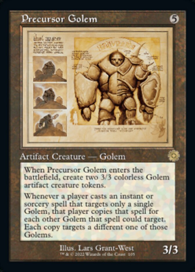 Precursor Golem (Retro Schematic) [The Brothers' War Retro Artifacts] | Total Play