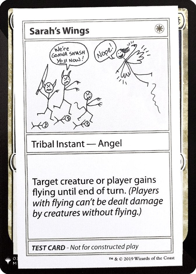 Sarah's Wings [Mystery Booster Playtest Cards] | Total Play