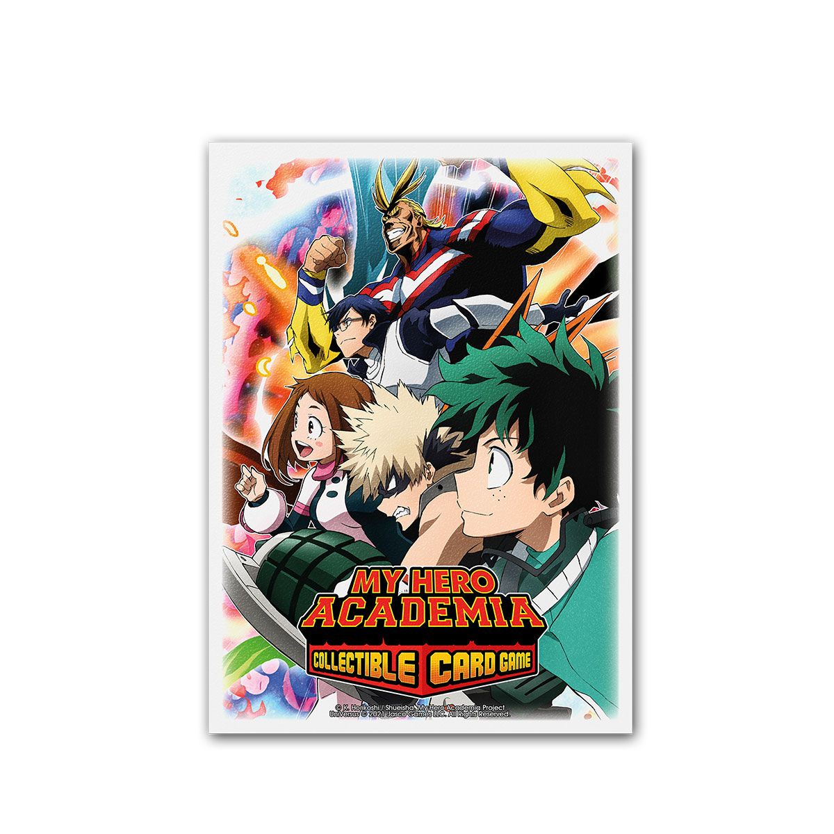 Dragon Shield: Standard 100ct Art Sleeves - My Hero Academia (Plus Ultra Fight) | Total Play