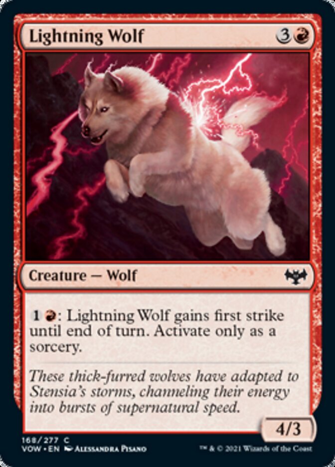Lightning Wolf [Innistrad: Crimson Vow] | Total Play